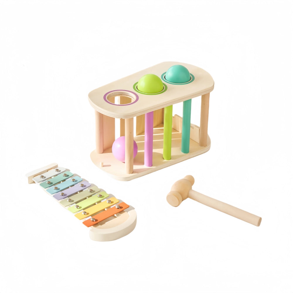 Montessori2-in-1WoodenXylophoneandBallDropToy_2