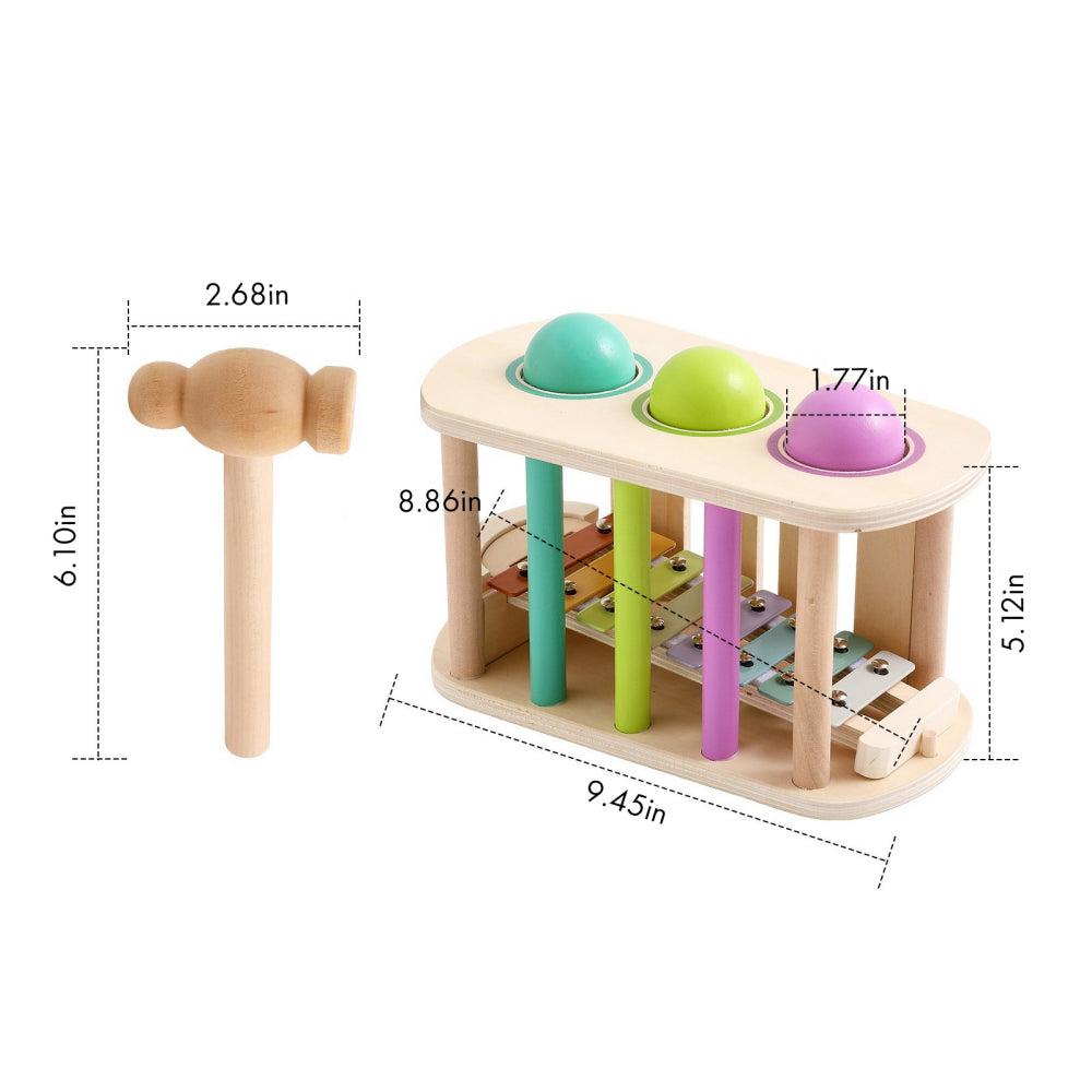 Montessori2-in-1WoodenXylophoneandBallDropToy_5