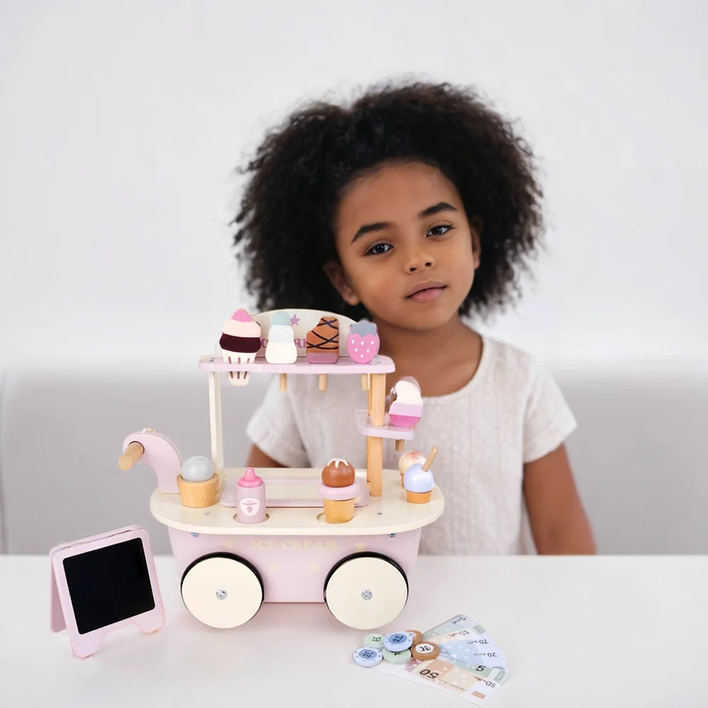 MontessoriWoodenIceCreamCartToyforKids