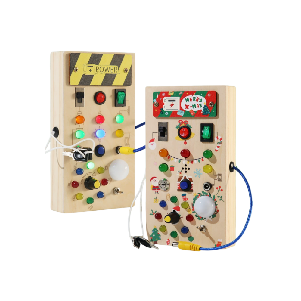 Montessori_Wooden_Busy_Board_with_LED_Lights_3