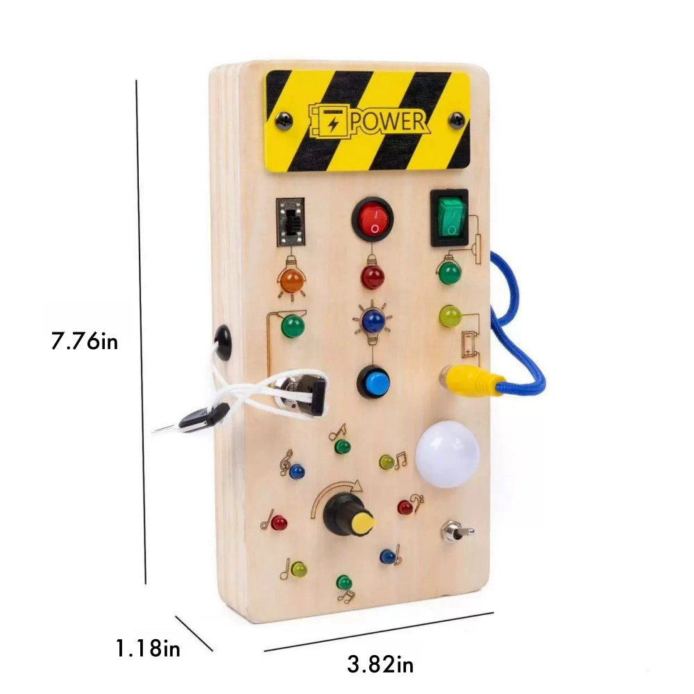 Montessori_Wooden_Busy_Board_with_LED_Lights_5