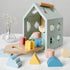 Wooden Shape Sorting House for Toddlers – Educational Shape Matching Toy with Colorful Blocks