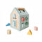 Wooden Shape Sorting House for Toddlers – Educational Shape Matching Toy with Colorful Blocks