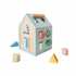 Wooden Shape Sorting House for Toddlers – Educational Shape Matching Toy with Colorful Blocks