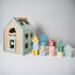 Wooden Shape Sorting House for Toddlers – Educational Shape Matching Toy with Colorful Blocks