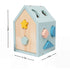 Wooden Shape Sorting House for Toddlers – Educational Shape Matching Toy with Colorful Blocks